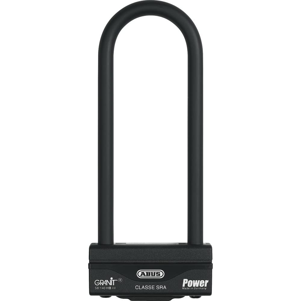 Abus U-Lock Granit Power 58/140HBIII - Robusto Lucchetto Per Moto Con Doppia Chiusura - Livello Di Sicurezza 18 - Altezza Grillo 100 Mm - 4