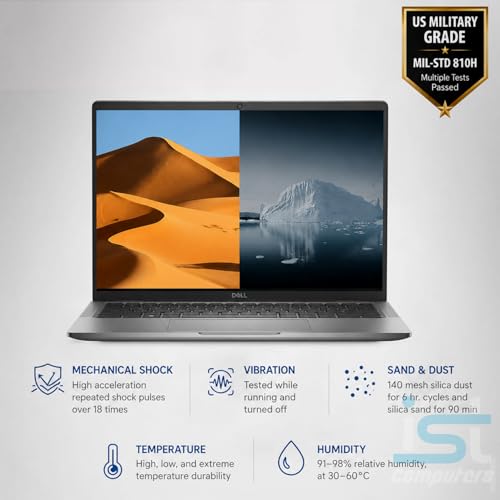 Image of Dell Latitude 7450 7000 Business AI PC Laptop (14 inch FHD+, Intel 16-Core Ultra 7 165H (> i7-1355U), 16GB DDR5, 1TB SSD), Thunderbolt 4, QHD IR Webcam, Wi-Fi 7, Win 11 Pro, Prev-Gen Dell Pro 14 Premium