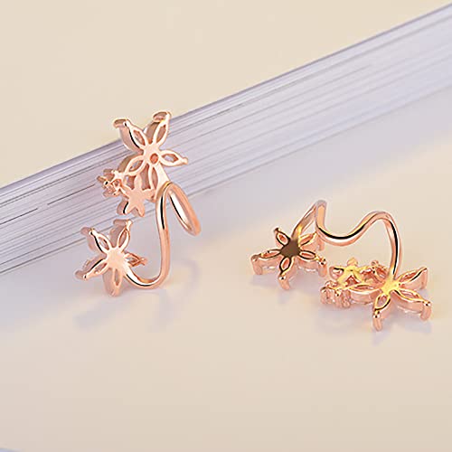 Boucles d'oreilles clips zircone pour oreilles non percées sans douleur - 4