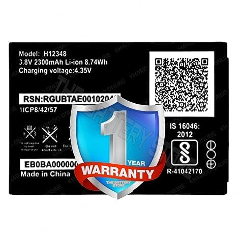 Image of Original H-12348 Battery for Jio WiFi Battery H-12348 Reliance Jio WiFi Dongle /Airtel WiFi / M2S Fi 2 / Wireless Router 4g FI2 / M2 hot spot Battery with 1 Year Warranty **** (N00296)