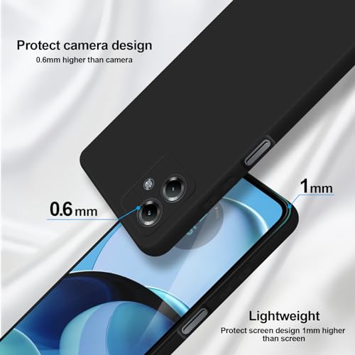 GiiYoon Case Compatible with Motorola Moto G14, Silky-Soft Touch Full-Body Protective Phone Silicone Case - Image 3