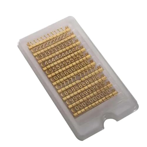 Etiquetas de precio de metal para joyería y ropa que mejoran la estética de tu vitrina 2