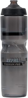 ZEFAL Magnum Pro Bidon Bicicleta Premium - Botella Bicicleta, MTB y Deporte sin BPA - Accesorios Bici - Bidón de Bicicleta de Gran Capacidad - Tapón de Silicona Impermeable - 975ml, 92g, Negro Ahumado