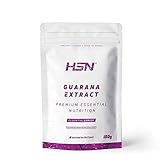 HSN Extracto de Guaraná en Polvo 7200 MG - Paullinia cupana 150 g = 375 Tomas por Envase 100% Puro Guaraná 6X Veces Más Concentrado | No-GMO, Vegano, Sin Gluten