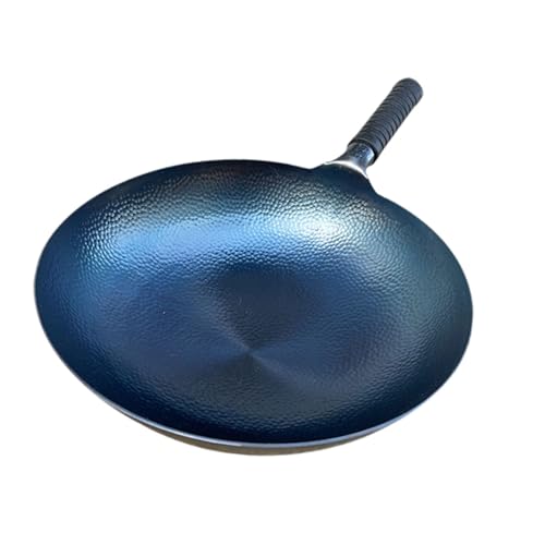 Wok de hierro sin recubrimiento para cocina miniatura 1