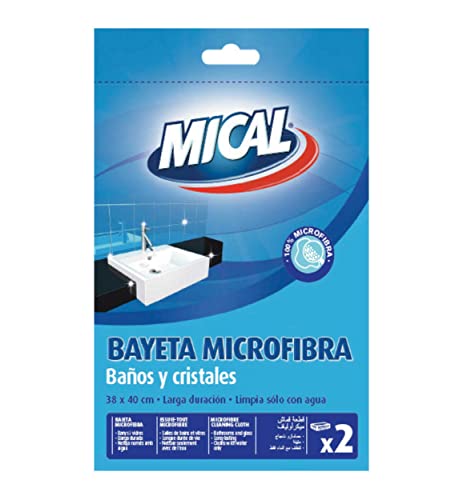 Marca Blanca - Bayeta microfibra baño Mical 2U