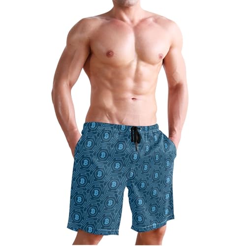 Butterfly Men's Swim Trunks Quick Dry Beach Shorts with Pockets and Mesh Lining4