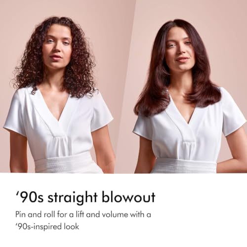 Image of [Limited Edition] Dyson Airstrait Hair Straightener [Red Velvet & Gold] | Straightens with Air | No Hot Plates, No Heat Damage | Wet-to-Dry Straightener | Combines Drying & Straightening in One Step | Saves Time | Wet & Dry Modes | Suitable for All Hair Types | 2-Year Warranty