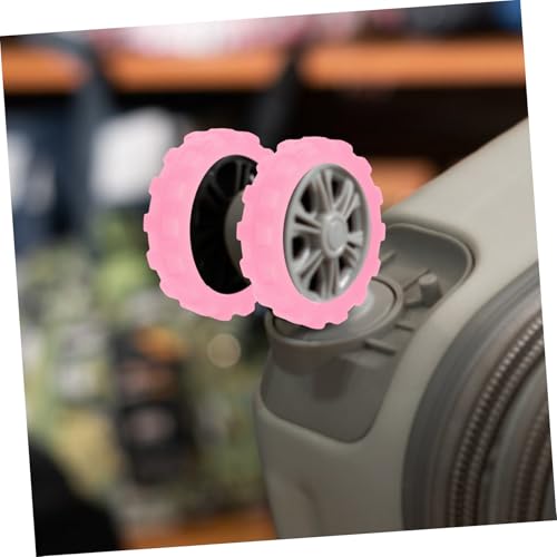 4pcs Silicone Luggage Wheel Covers Mute Caster Protectors for Hardwood Floors Durable and Non-slip Luggage Wheel Pads Easy to Install Compatible Suitcases2