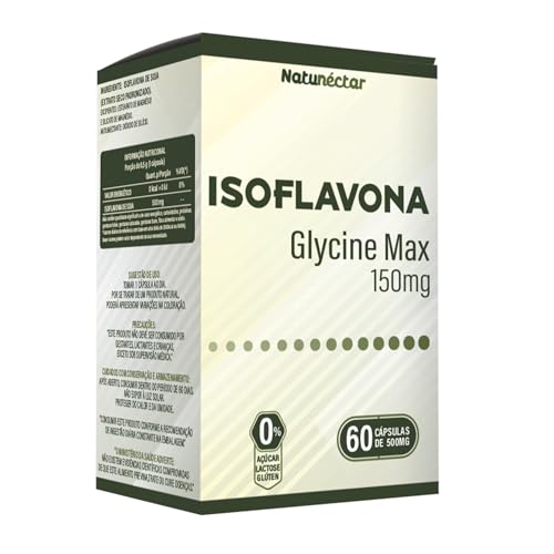 Isoflavona 150mg Reposição Hormonal 60 Caps Gérmen De Soja
