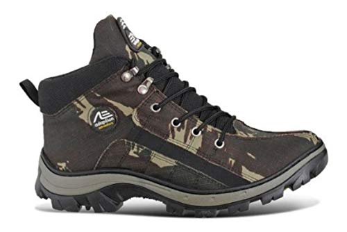 Tênis Masculino Bota Adventure Coturno Masculino Cores Cor:Verde;Tamanho:41;