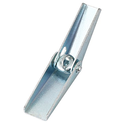 Aexit 40mm Length Anchors M3 Thread Spring Loaded Hollow Wall Anchor Wing Nuts Expansion Anchors 10 Pcs