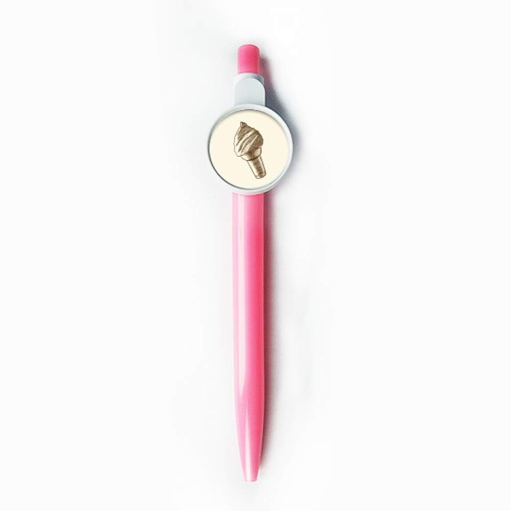 Stylo à bille rétractable marron idéal pour vos carnets de notes