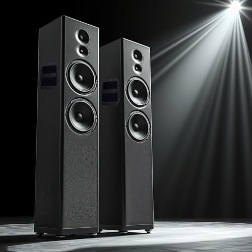 Speaker Cabinet Handles, 2 Pcs Rustproof Iron Recessed Speaker Handle Easy to Install Speaker Side Handle with Comfortable Grip for Large Stage Speaker Cabinets Box, 7.01x5.98in