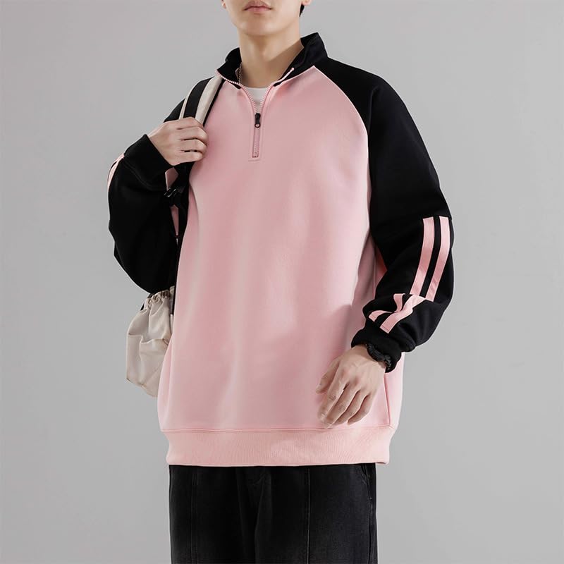 Autumn and Winter Hooded Sweatshirt Thickened Casual Outerwear Men's Loose Sweatshirt2