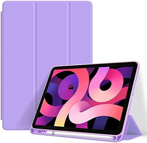 Billionn Etui na iPad 9/8/7 (10,2 Cala, Model 2021/2020/2019, 9/8/7 Generacja), z Uchwytem na Ołówki, Pokrowiec na Stojak Smart Trifold, Auto Uśpienie/Budzenie, Marynarka Wojenna