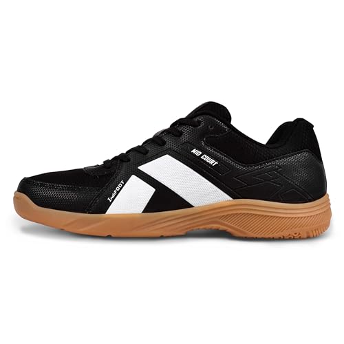 Image of Nivia Mid Court Badminton Shoes for Men, Flexipro Sole Technology & Dual-Layer Foam Cushioning, Designed for Badminton, Volleyball, Squash, Table Tennis, Pickleball