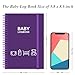 Baby's Daily Log Book - A5 Baby's Tracking for Newborns, 150 Easy to Fill Pages to Track and Monitor Your Newborn Baby's Schedule, Purple