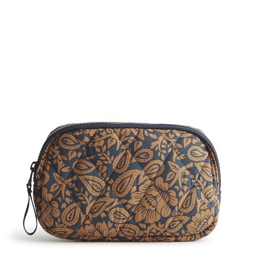 Image of Vera Bradley Women's Featherweight Woodward Small Belt Bag, Lotus Montage Roasted Pecan, One Size