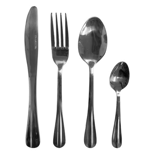 FAQUEIRO 24 PCS ACO INOX LAGUNA PRATA