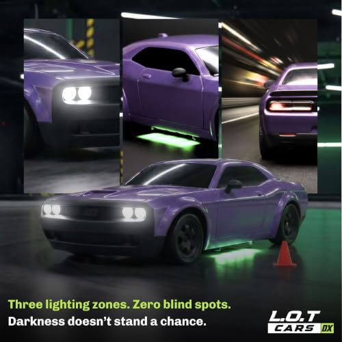Image of Shadow Remote Control Car | 20Kmph, 2.4Ghz | Rc Drifting Car, Rc Car 4x4, Drift Car Remote Control Range Upto 100m, Race-Ready Build ABS Plastic Body, Multi-Mode LED Lights (Tarmac Purple)
