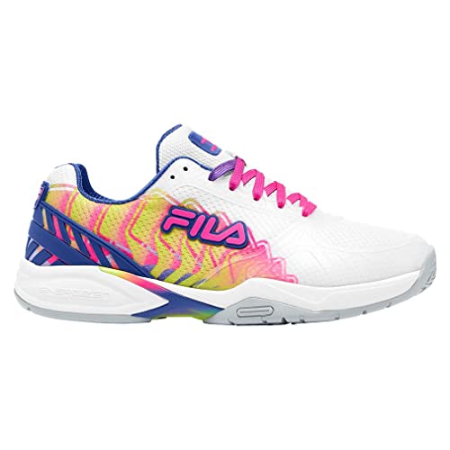 Fila Womens Volley Zone Pbf, Color: Wht/Kopk/Mblu, Size: 9 (5PM01794-149-9)3