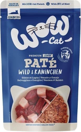 Produktbild von WOW CAT Senior Wild & Kaninchen - 12 x 125 g