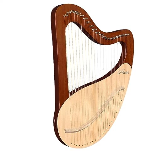 16��/19��/21�� �n�[�v �`���[�j���O�����`�t�� ���[�� �N���[�j���O�N���X Lyre Harp �}�z�K�j�[�E�r�M�i�[ �G�� �R���T�[�g(21-string-box style-brown)