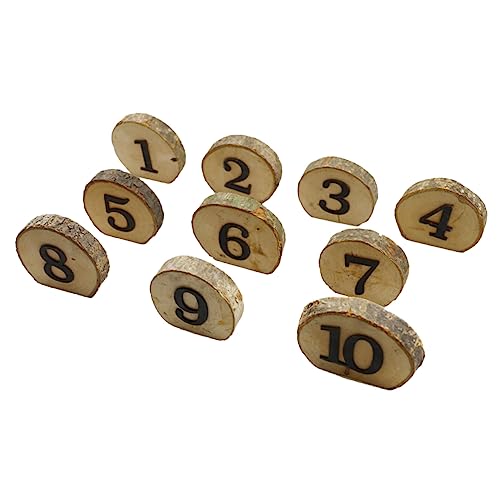 CIMAXIC 10pcs Table Numbers for Weddings Unique Design Precision Cut for Banquets Anniversaries and Home Events
