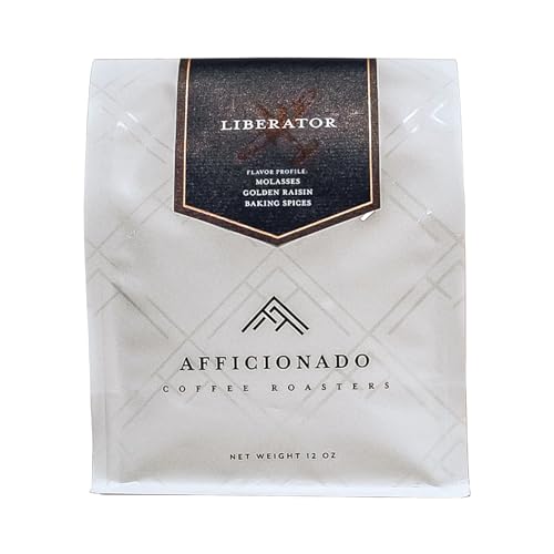 Afficionado Coffee Roasters - Liberator | 12oz | Medium Roast Coffee | Blend