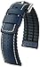 Produktbild HIRSCH Uhren-Band Tiger L - modisches Premium-Lederband für Deine Armbanduhr - Blau - 20 mm