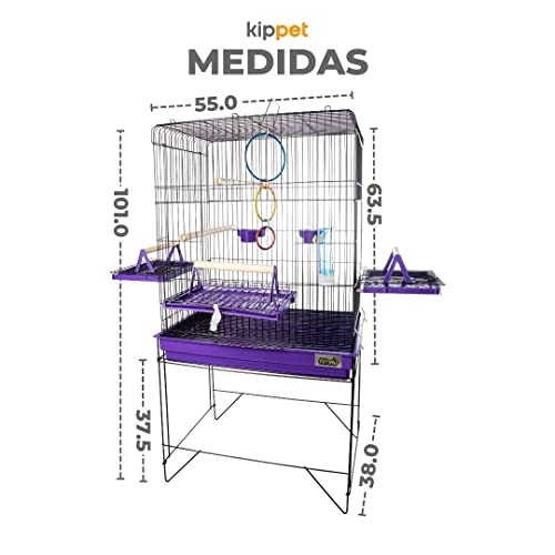 VIVEIRO CONFORT TRIPLEX BLACK LILÁS