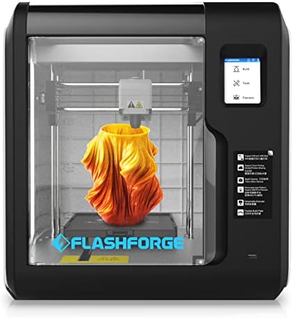 FLASHFORGE Adventurer 3 3D Printer Leveling-Free with Quick Removable Nozzle and Heating Bed, Built-in HD Camera, Wi-Fi Cloud Printing