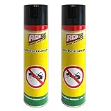 2er Set Ameisenspray 400ml Insektenspray Schaben Ameisen Spray Insektenstopp Insektenschutz Ungeziefer Abwehr Insektenbekämpfung