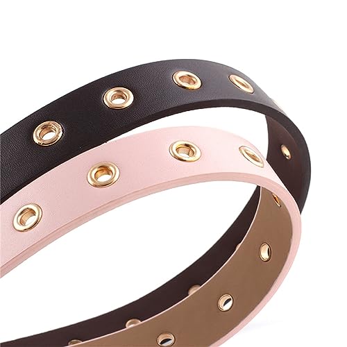 Cool Girls Waist Belt Street Dance Jeans Belt Dress Grommet Waist Chain Heart Buckle Ceinture Red4