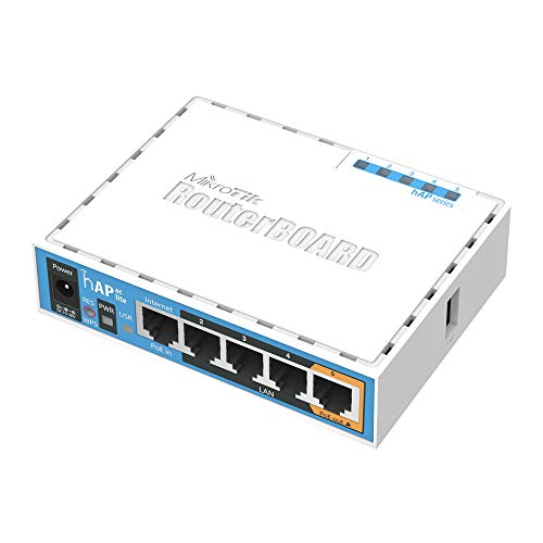 Mikrotik hAP ac lite US Version Dual Band Access Point 802.11ac 5-Port PoE USB OSL4