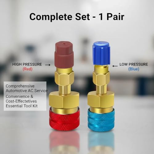Conector rápido para conversión R1234YF a R134A en aire acondicionado miniatura 5