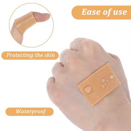 Image of Oruola 4Rolls Toe Tape for Pointe Shoes, Waterproof Tape for Skin,1 in x 5.47 Yards Foam Tape for Anti-wear Heel, Tapes Medical for Point Shoes Hand Foot Toe Protector Prevention Skin Feet Chafing