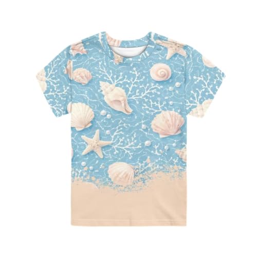 Image of Novelty 3D Graphic T Shirts for Kids Crew Neck Funny Animal Print Short Sleeve Girls Tshirts 3-16 Years