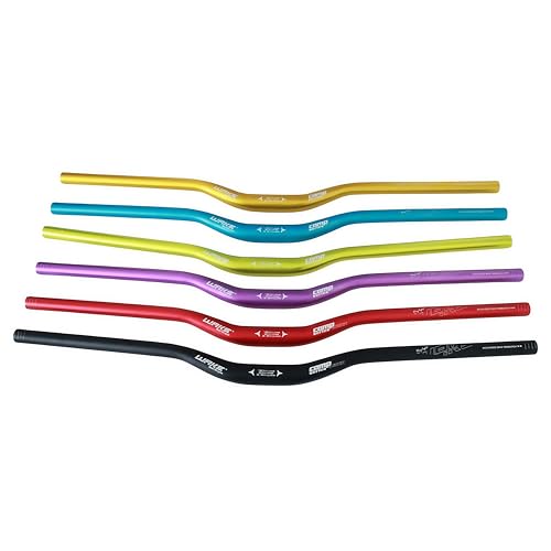 Guidon VTT violet extra long TRKIMAL pour maîtriser la descente