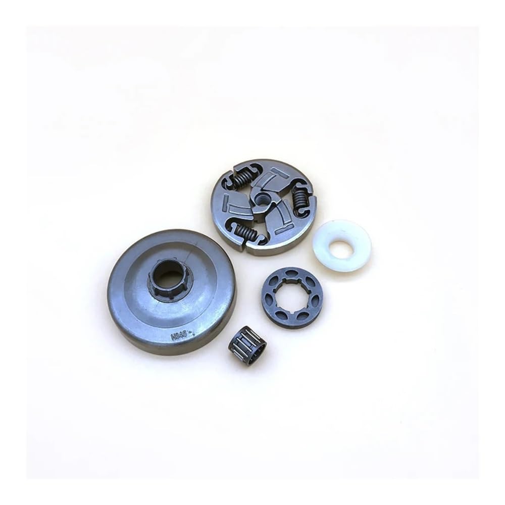 regiones Kit de Engranaje helicoidal con cojinete de llanta y piñón de Tambor de Embrague de 3/8-7T, Compatible con motosierras 357, 359 y 357XP.