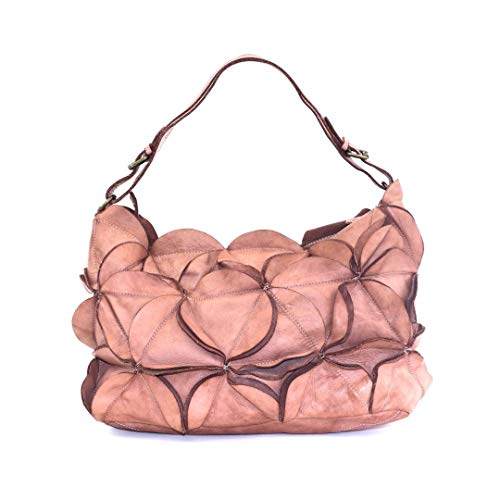 Sac porté épaule en cuir véritable vintage ABIGAIL Italie