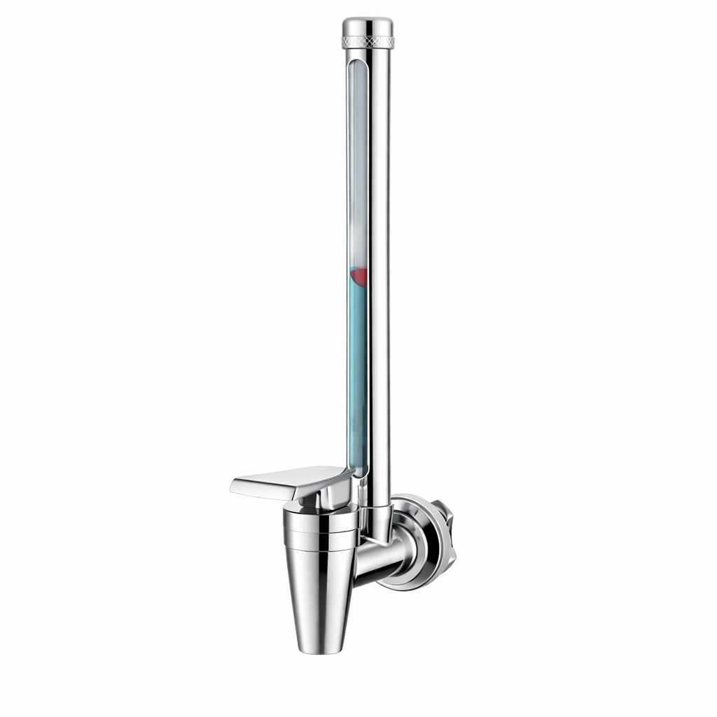 Robinet en Acier Inoxydable Avec Jauge de Niveau d'Eau 7" Compatible Système de Filtration Berkey Doulton Berkefeld