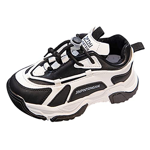 Kids Sneakers Boys Girls Lace-up Tennis Unisex-Child Lightweight Breathable Walking Casual Sport Shoes