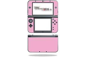 MightySkins Skin Compatible with New Nintendo 3DS XL (2015) Cover wrap Sticker Skins Solid Pink