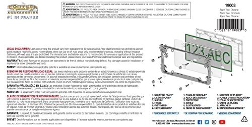Cruiser Accessories Unique Imports Chrome Metal Palm Tree Hawaiian Car Truck License Plate Frame #TOP7