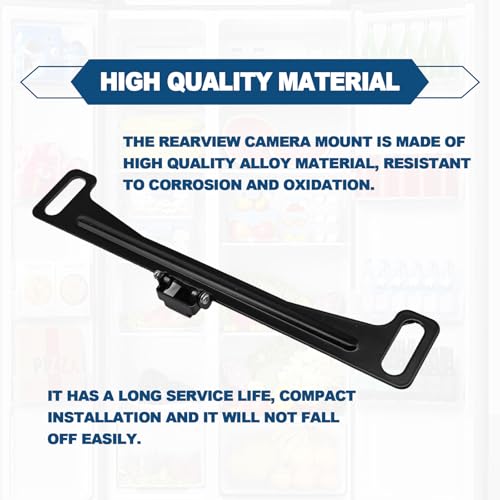 Image of Pleoos Backup Camera License Plate Mount, Reverse Rear View Backup Camera Kit, Installation Holder for Backup Camera Reverse Camera