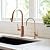 iSpring GA1-AW Heavy Duty Contemporary Style High Spout Kitchen Bar Sink Non-Air Gap Drinking Water Faucet in Antique Wine - 1/4"