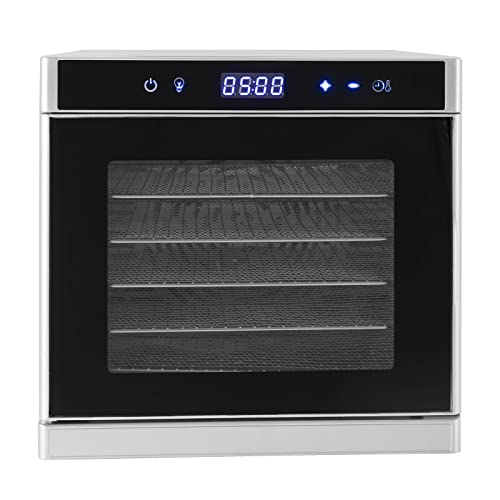 Edelstahl Dörrautomat 6 Etagen Dörrgerät Dörrautomaten 35-75℃ 700W für Obst-, Fleisch- und Früchte-Trockner – Bild 5