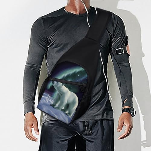 Bolso bandolera pequeño para mujer y hombre Polar Bears miniatura 7